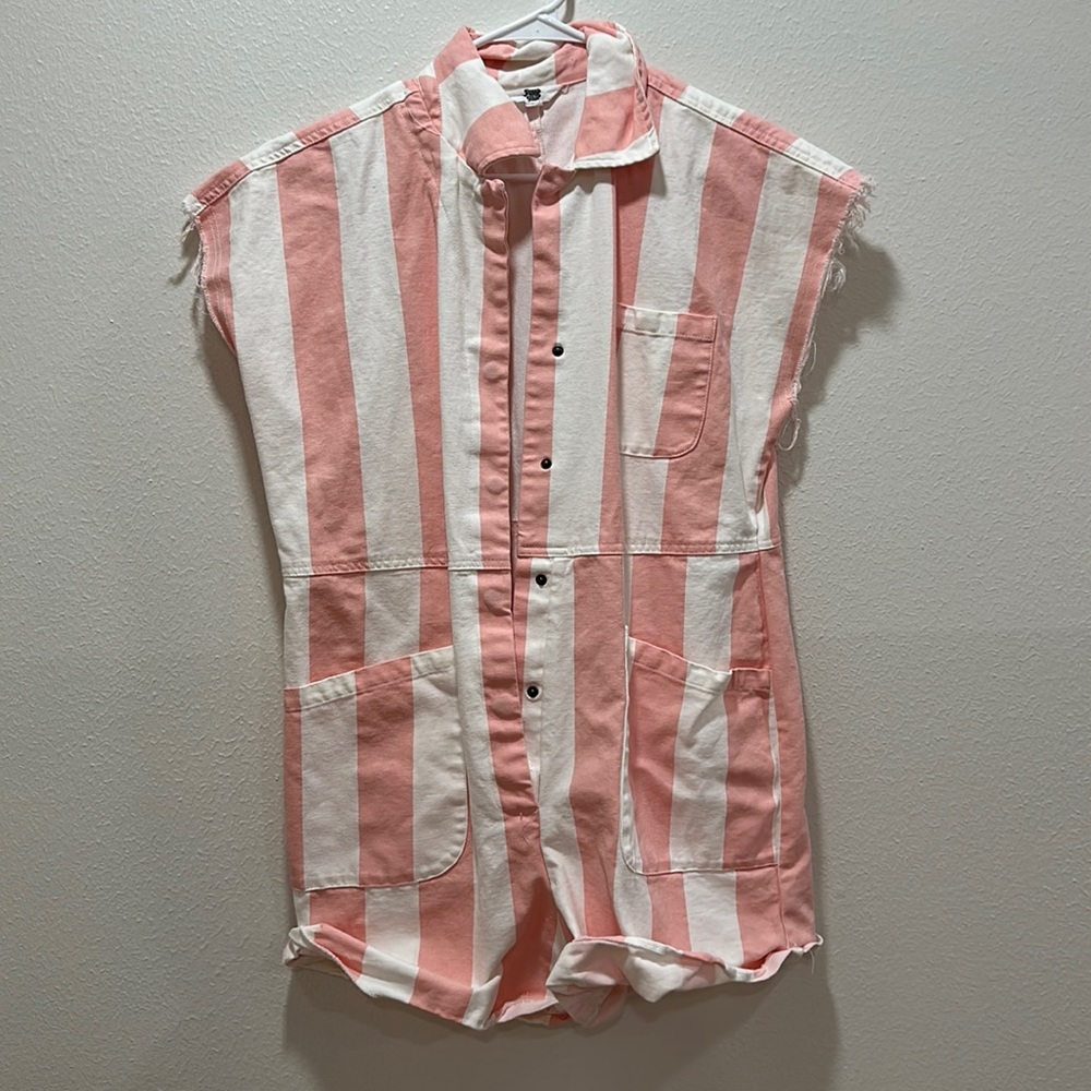 Stripped Romper